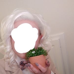 Platinum Blonde Lace Front wig